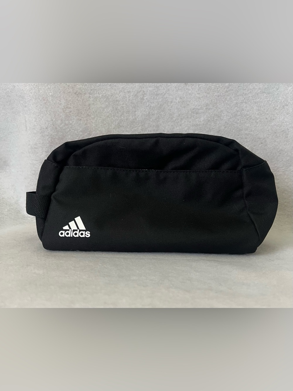 Adidas Black Toiletry Travel Bag with White Logo